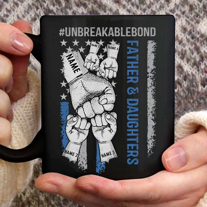 Father And Daughters Father And Sons Grandpa And Grandkids - Personalized Father's Day Mug