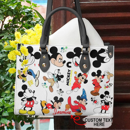 Love Mouse - Personalized Mouse Leather Handbag 0523