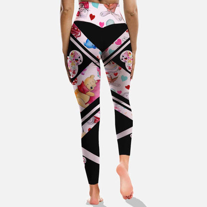 Love Mouse Ears - Personalized Hoodie And Leggings