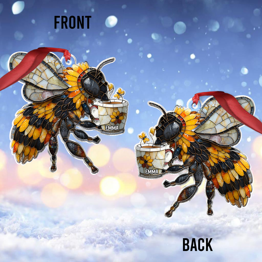 Love Bees - Personalized Bee Custom Shaped Ornament