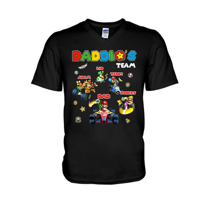 Best Daddio Mario Ever Any Title - Personalized Super Plumber T-shirt And Hoodie