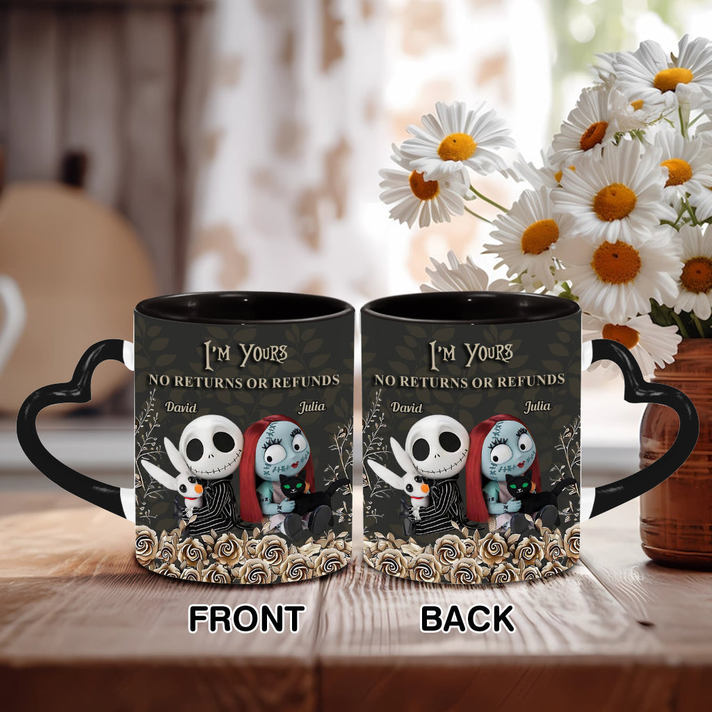 I'm Yours - Personalized Nightmare Heart Handle Mug
