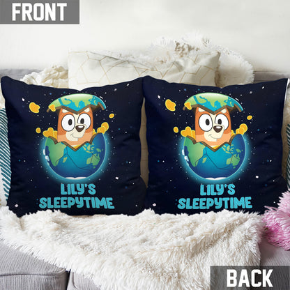 Sleepytime - Personalized Kid Throw Pillow