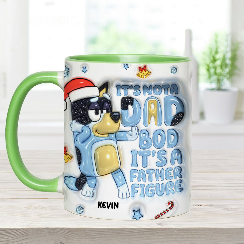It's Not A Dad Bob - Personalized Father Accent Mug