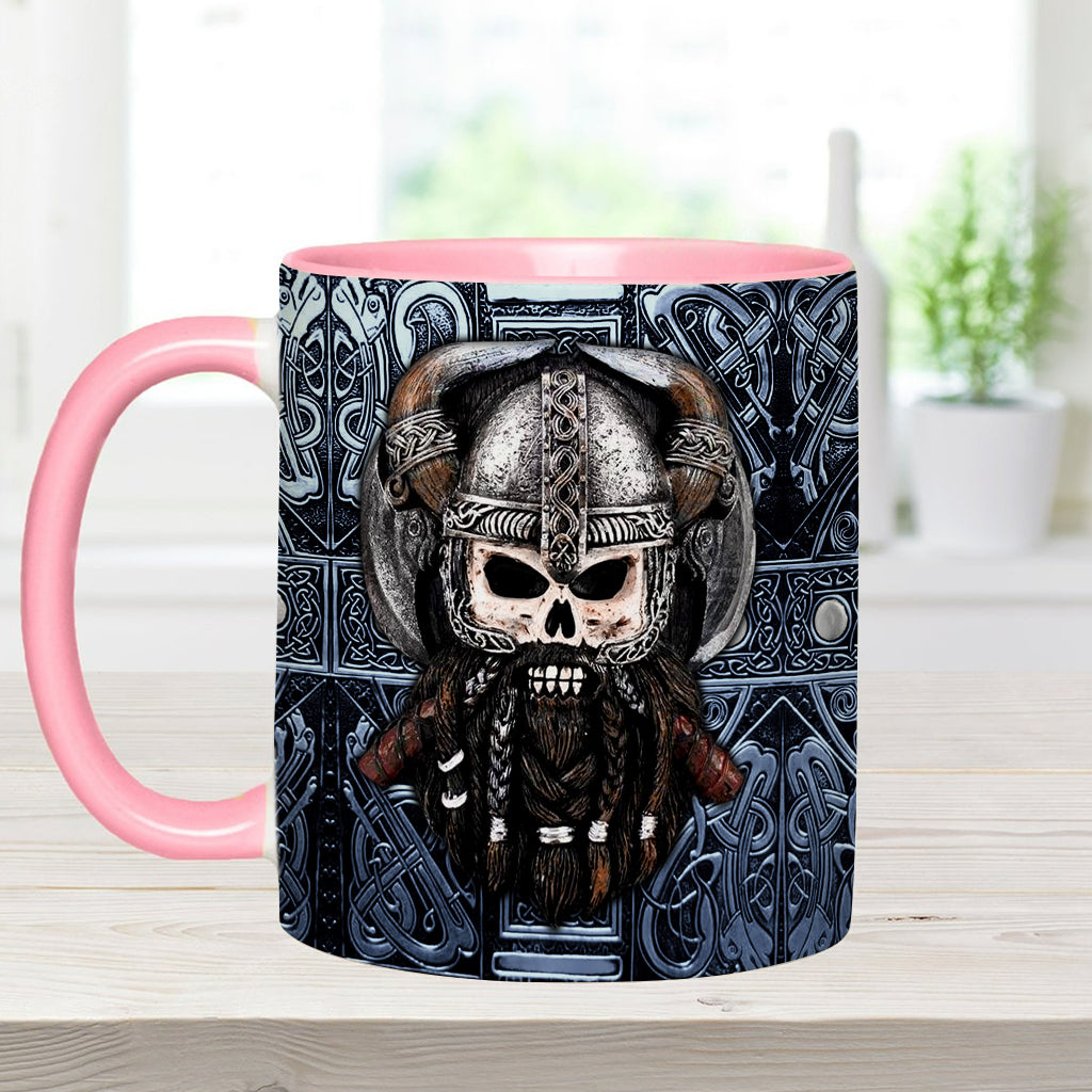 Proud Viking Dad Grandfather - Personalized Viking Accent Mug
