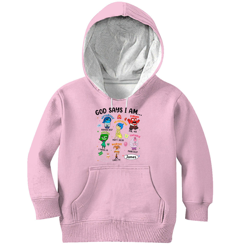 God Says I Am - Personalized T-shirt And Hoodie
