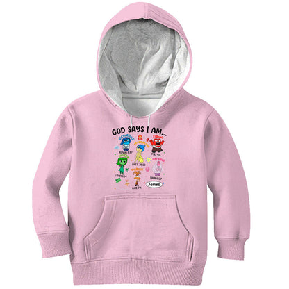 God Says I Am - Personalized T-shirt And Hoodie