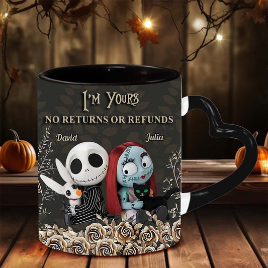 I'm Yours - Personalized Nightmare Heart Handle Mug