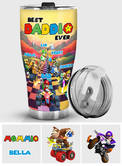 Best Dad Ever Happy Father's Day - Personalized Super Plumber Tumbler