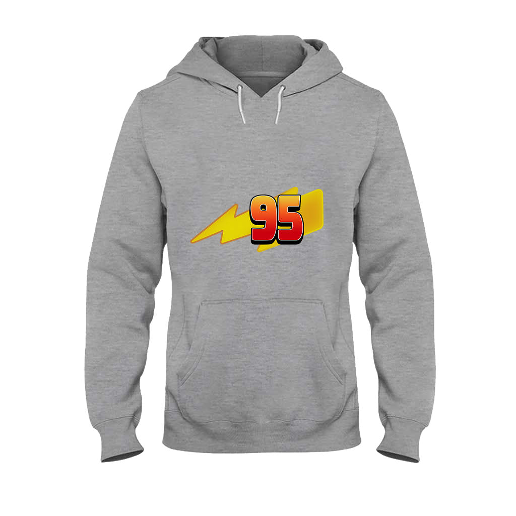 Retro Mcqueen 95 Cars T-shirt And Hoodie
