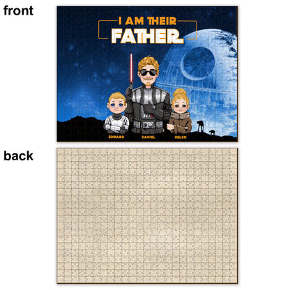 I Am Their Father - Personalized The Force Jigsaw Puzzle