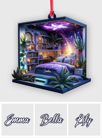 Magic Leaf Room - Personalized Weed Ornament