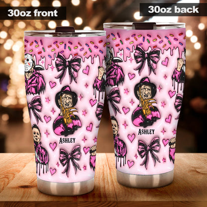 Horror Movie Fan - Personalized Tumbler