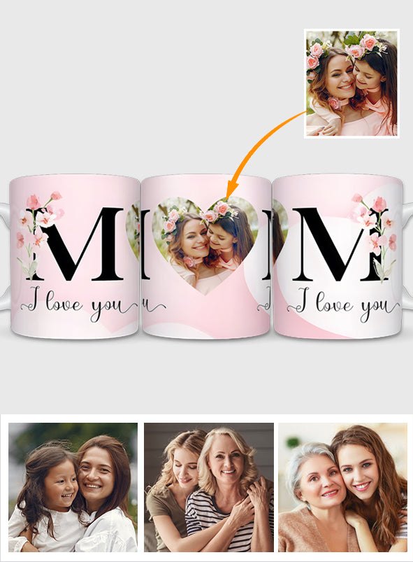 I Love You Mom - Personalized Mother Mug