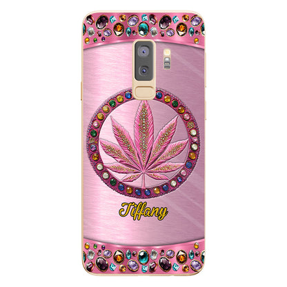 Stoner Chick - Personalized Weed Clear Phone Case