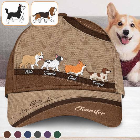 I Love My Dogs - Personalized Dog Classic Cap