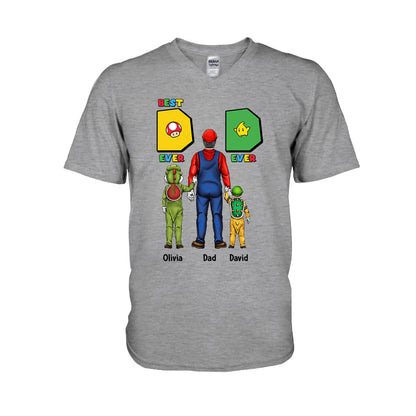 Best Dad Ever Ever - Personalized Father T-shirt And Hoodie