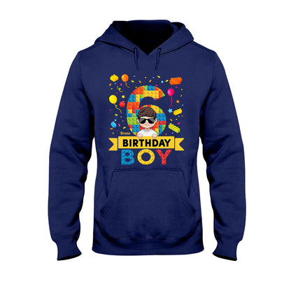 Birthday Boy Birthday Girl - Personalized Family T-shirt And Hoodie