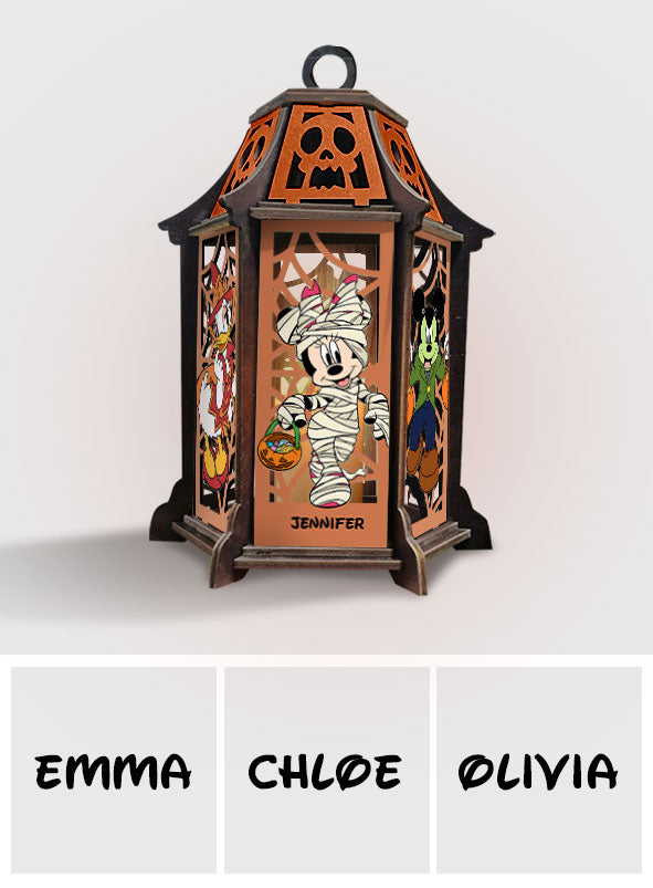 Happy Halloween - Personalized Mouse Laser Cut Lantern