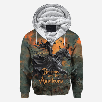 Brooms Are For Amateurs - Personalized Horse All Over Shirt