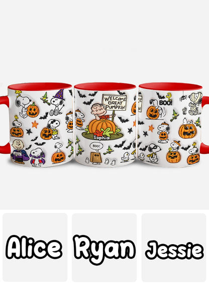 Welcome Great Pumpkin - Personalized Accent Mug
