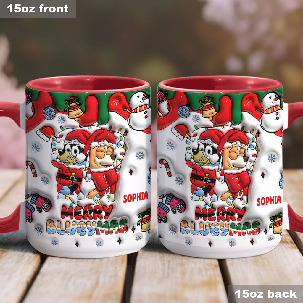 Merry Christmas - Personalized Accent Mug