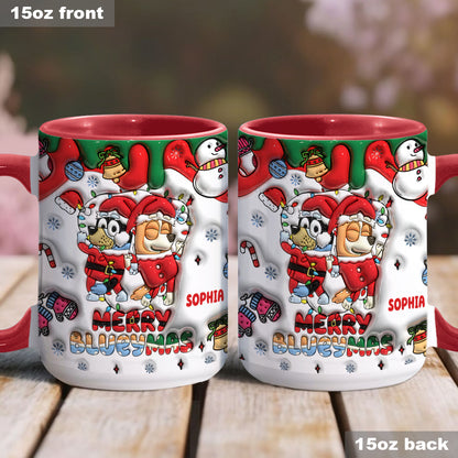 Merry Christmas - Personalized Accent Mug
