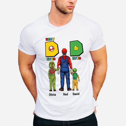 Best Dad Ever Ever - Personalized Father T-shirt And Hoodie