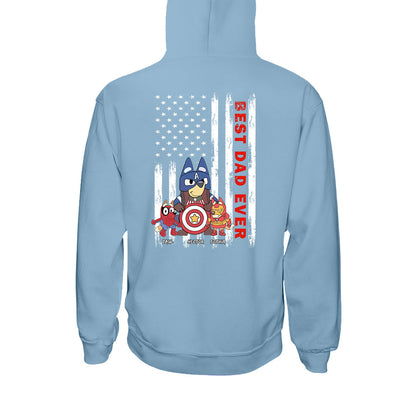 Best Dad Ever - Personalized Father T-shirt and Hoodie