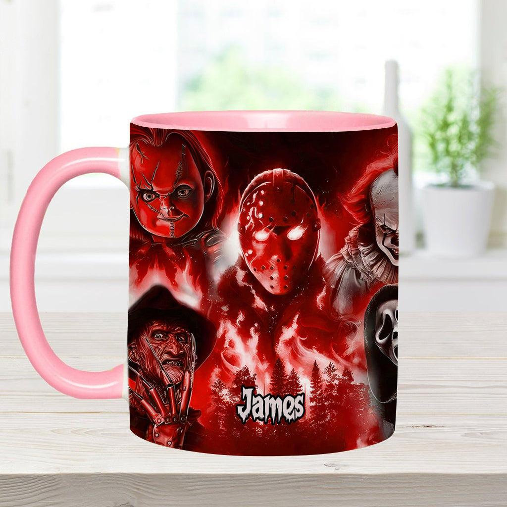 Horror Movie Fan - Personalized Accent Mug