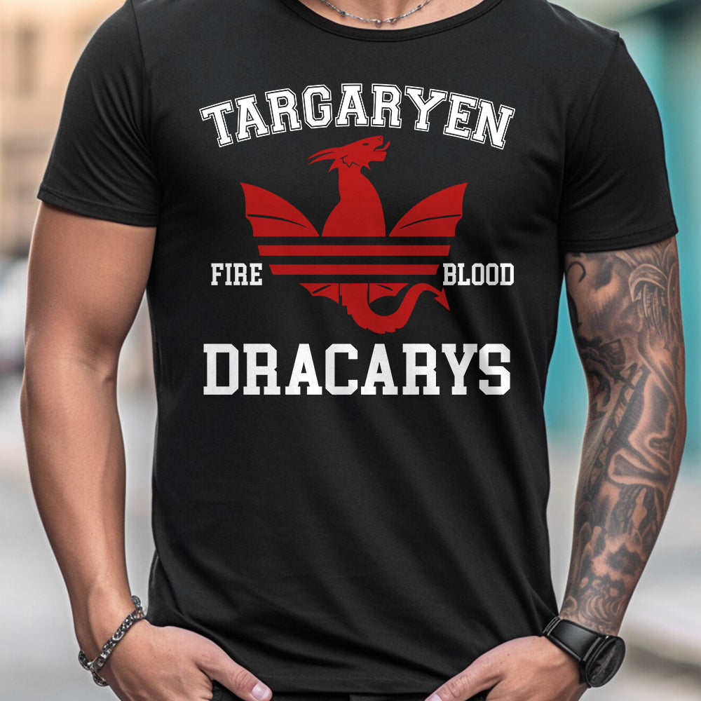 The Song Of Blood & Fire - Personalized Thrones Game T-shirt And Hoodie