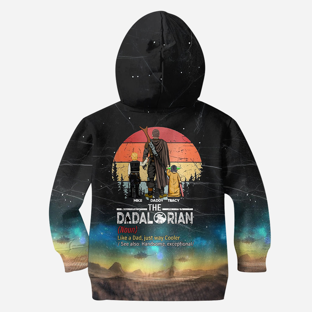Best Dad In The Galaxy - Personalized The Force All Over Shirt