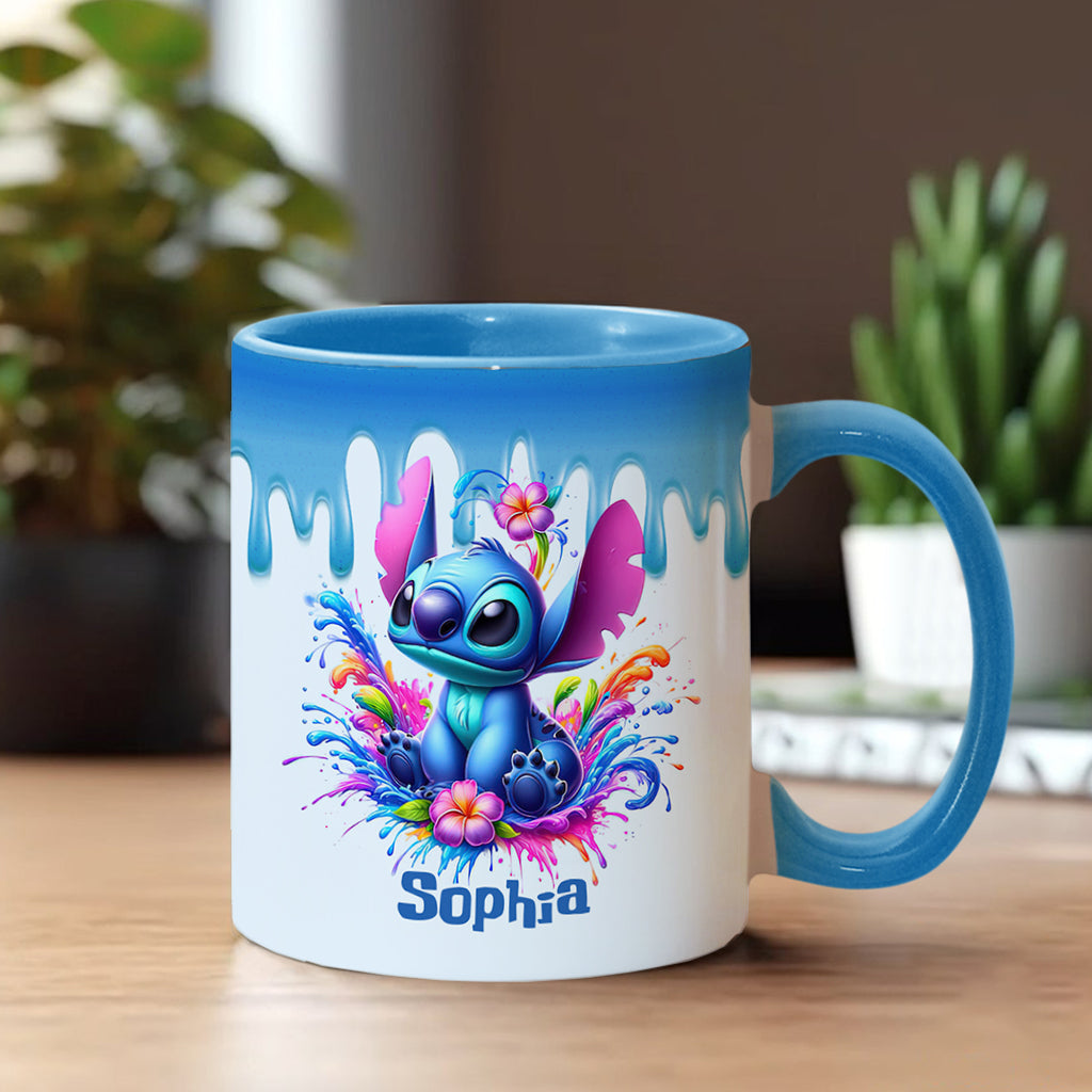 Blue Ohana - Personalized Ohana Accent Mug