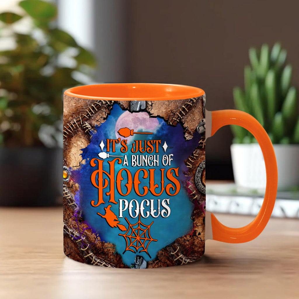Just A Bunch Of Hocus Pocus - Personalized Ohana Accent Mug