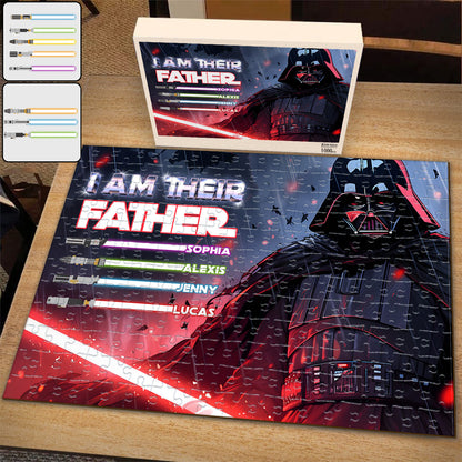I Am Their Father - Personalized The Force Jigsaw Puzzle