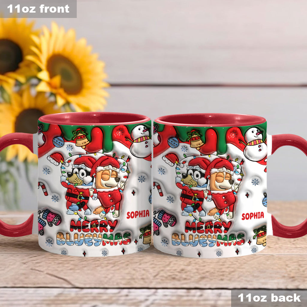 Merry Christmas - Personalized Accent Mug