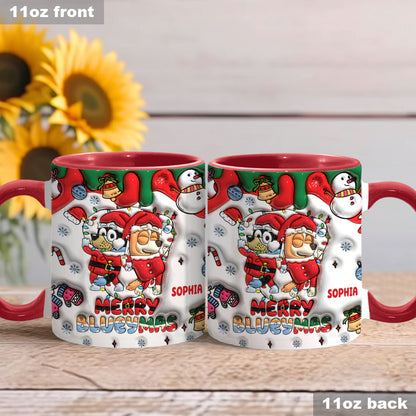 Merry Christmas - Personalized Accent Mug