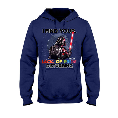 I Find Your Lack of Pride Disturbing - Personalized LGBT Support T-shirt And Hoodie
