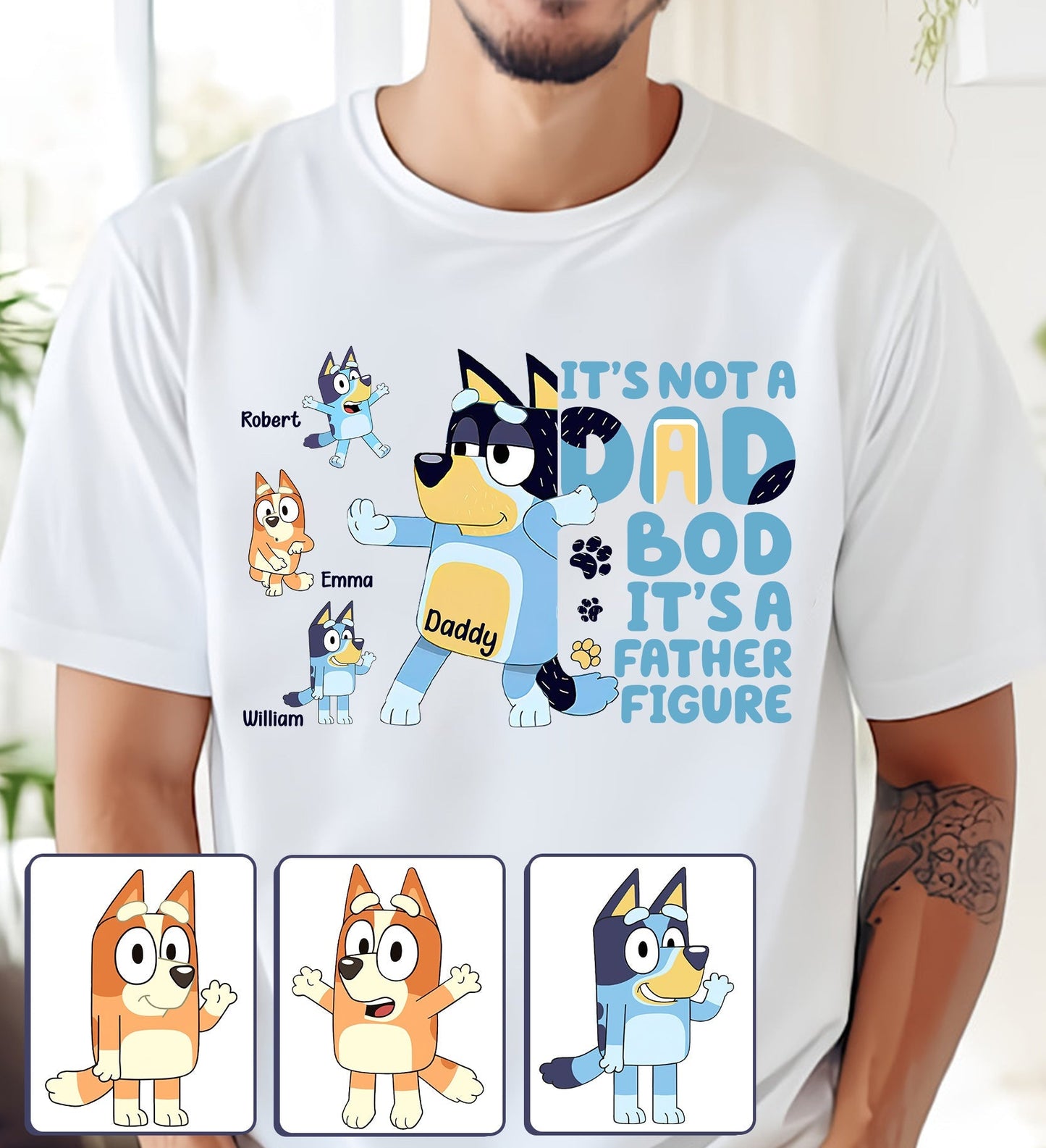 It's Not A Dad Bob - Personalized Father T-shirt And Hoodie