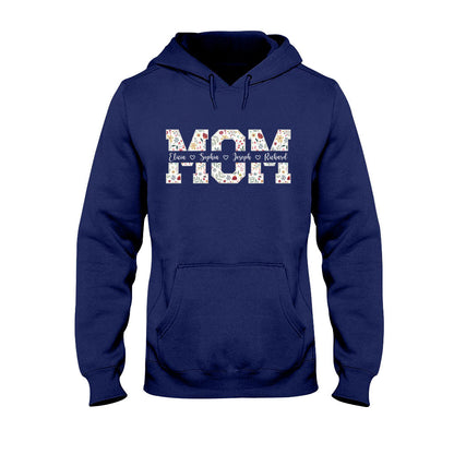 Flower Mom - Personalized Mother T-shirt And Hoodie