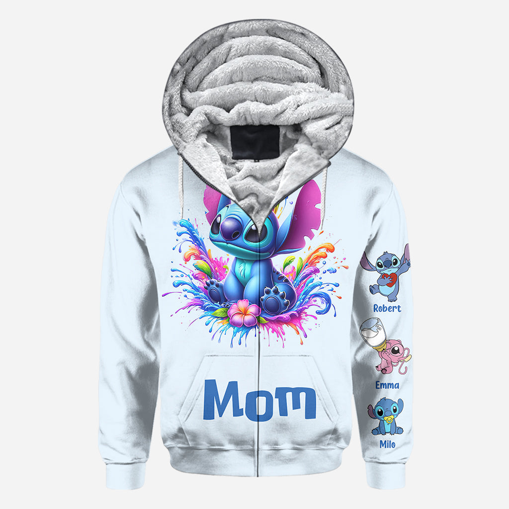 Blue Mother - Personalized Ohana All Over Shirt