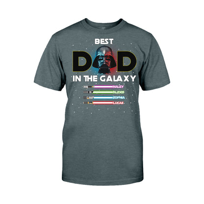 Best Dad In The Galaxy - Personalized The Force T-shirt And Hoodie