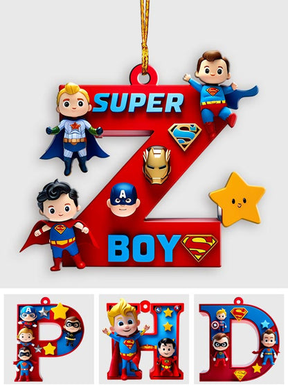 Super Kids - Personalized Kid Ornament