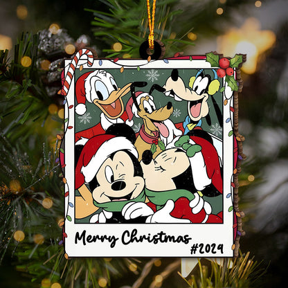 Merry Christmas Disneyland - Personalized Mouse Ornament