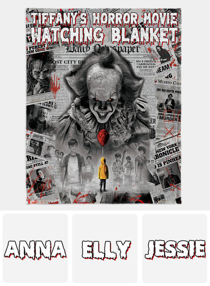 Horror Movie Blanket - Personalized Blanket