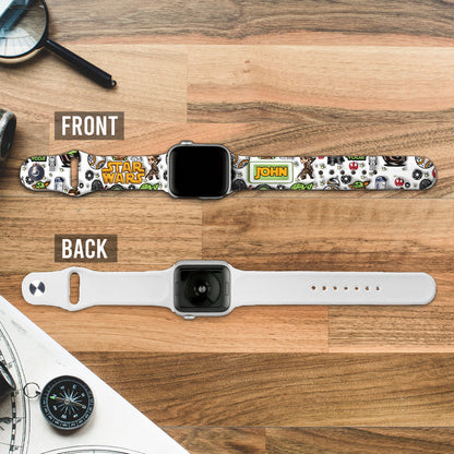 The Galaxy Edge - Personalized The Force Apple Watch Band