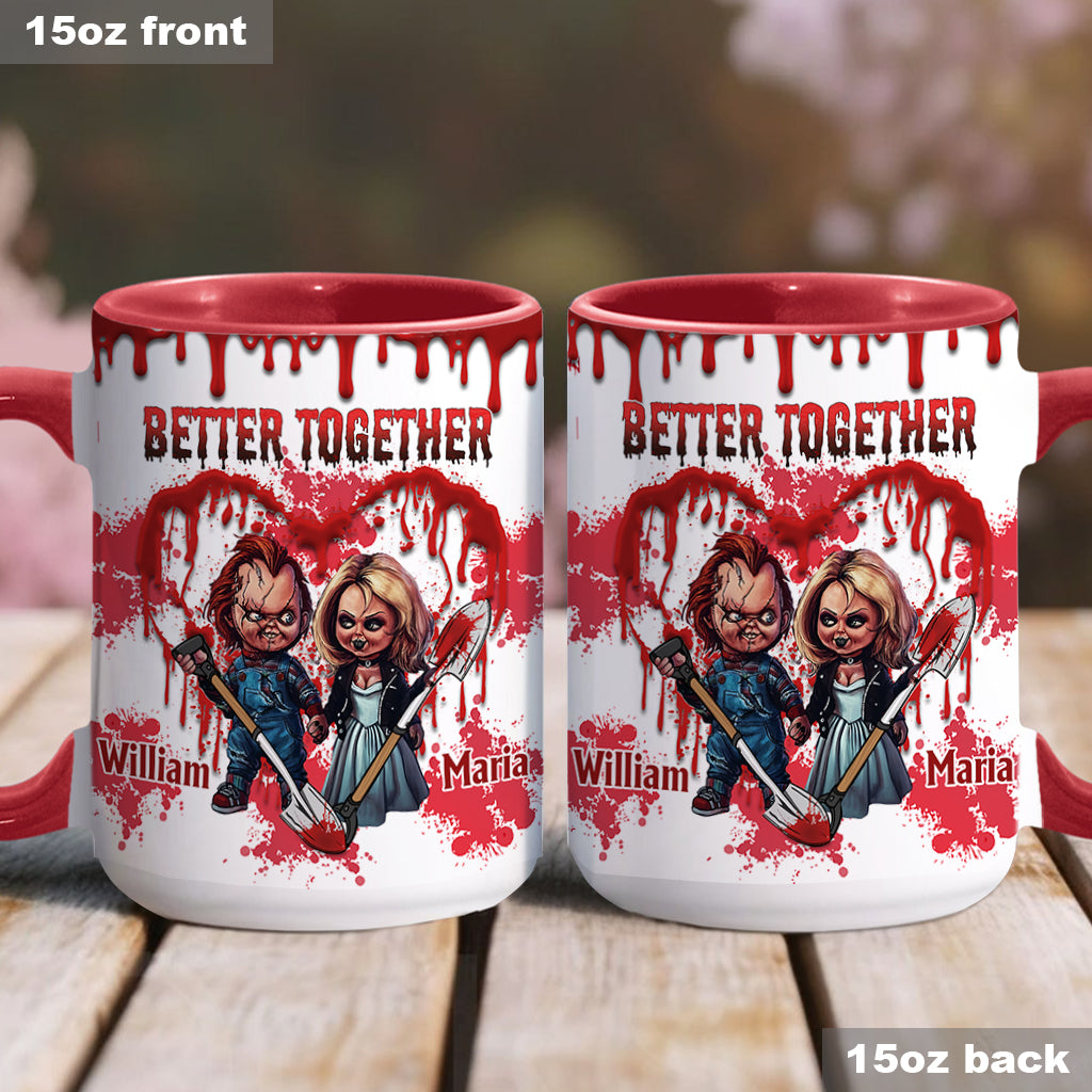 Better Together - Personalized Couple Accent Mug