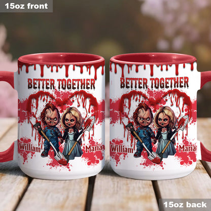 Better Together - Personalized Couple Accent Mug