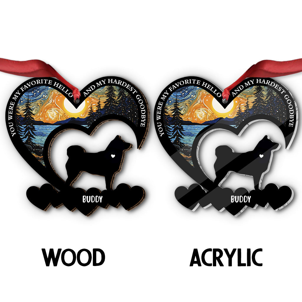 Forever In My Heart - Personalized Dog Ornament