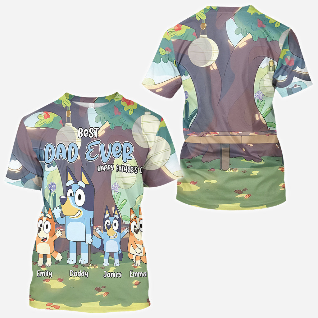 Best Dad Ever - Personalized All Over Shirt